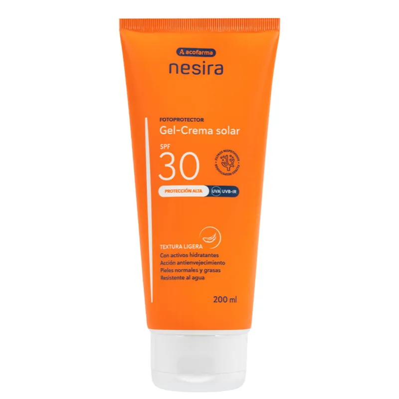 Acofar Nesira Gel -Crema Solar SPF30, 200 ml