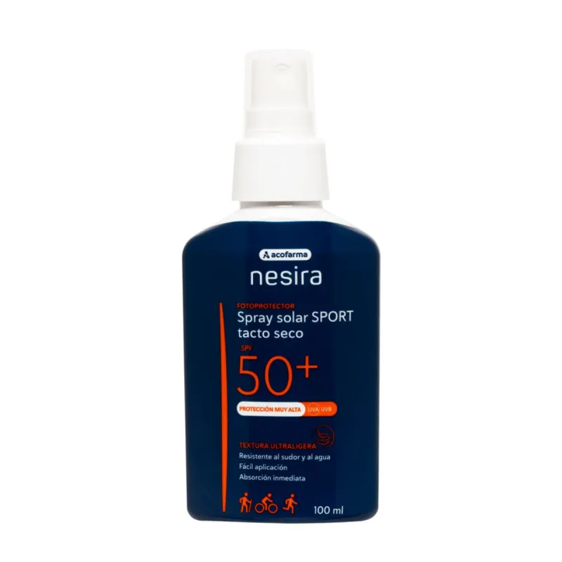 Acofar Nesira Spray Solar Sport SPF50+, 100 ml Acofar Nesira Spray Solar Sport SPF50+, 100 ml