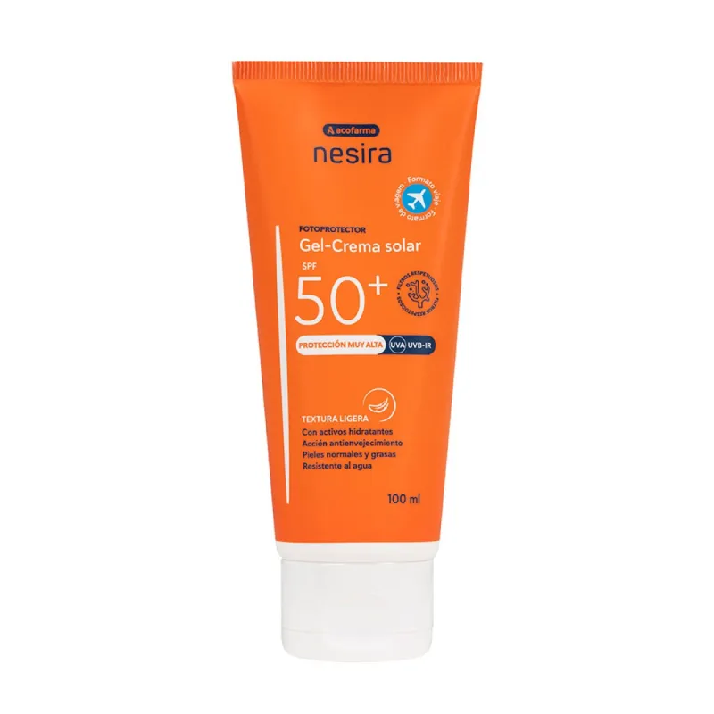 Acofar Nesira Gel-Crema Solar SPF50+, 100 ml