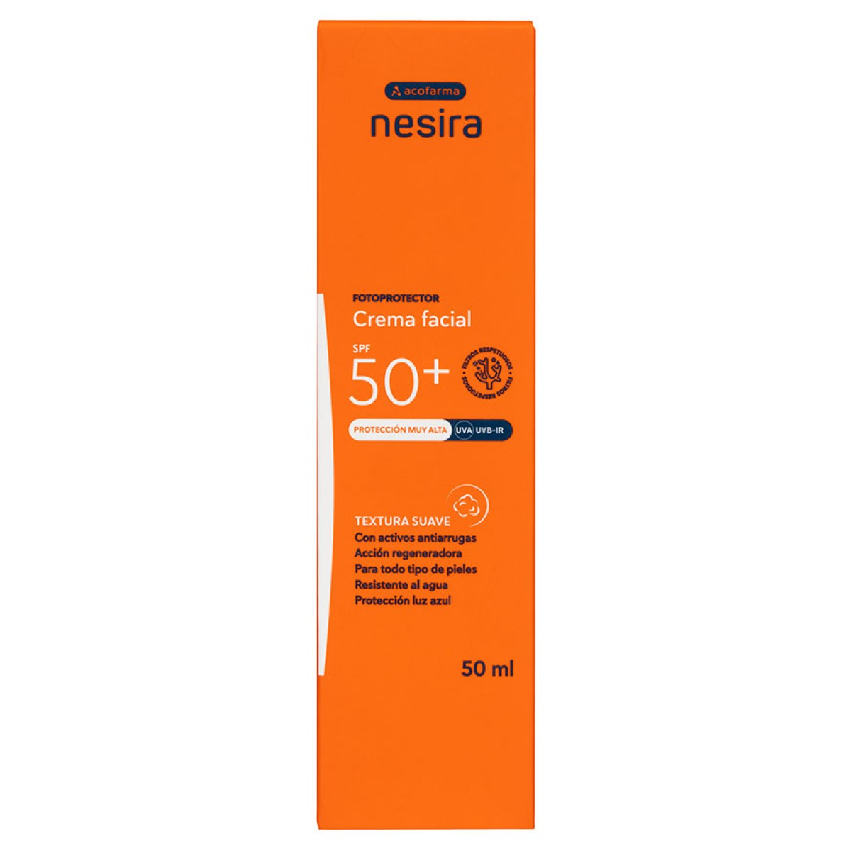 Acofar Nesira Crema Facial SPF 50+, 50 ml