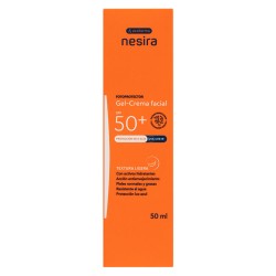 Acofar Nesira Gel - Crema Facial SPF50+, 50 ml