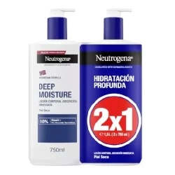 Neutrogena Locion Corporal Hidrantante Profunda, Duplo 2x750 ml