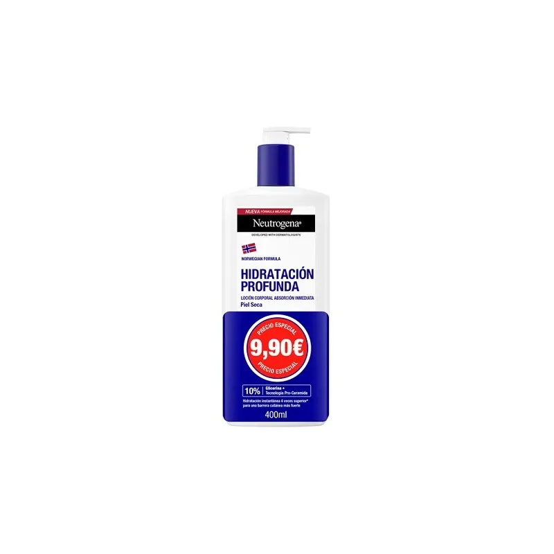 Neutrogena Locion Corporal Hidratante Profunda, 400 ml