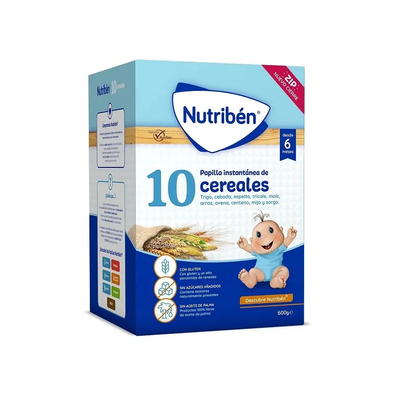 Nutriben 10 Cereales, 600gr.