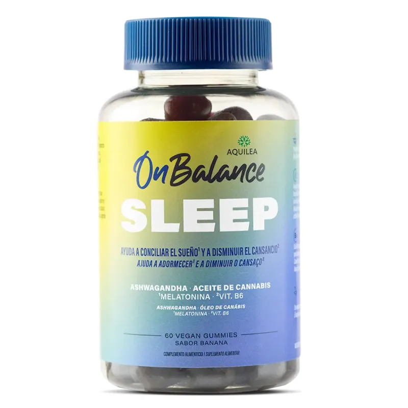 Aquilea Onbalance Sleep Sabor Plátano, 60 gummies