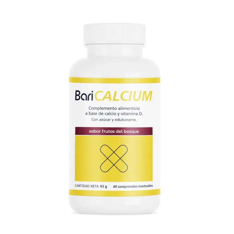 BariCalcium Sabor Frutos del bosque, 60 comprimidos masticables BariCalcium Sabor Frutos del bosque, 60 comprimidos masticables