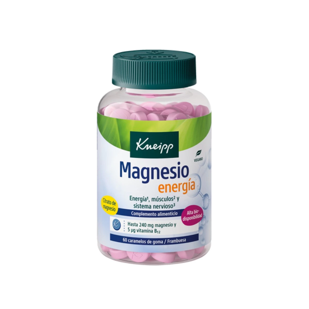 Kneipp Magnesio Energía, 60 gummies