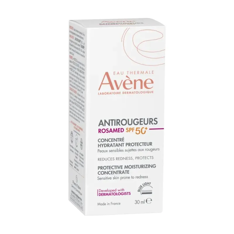 Avene Antirougeurs Rosamed SPF 50+ Concentrado Hidratante Protector, 30 ml Avene Antirougeurs Rosamed SPF 50+ Concentrado Hidratante Protector, 30 ml