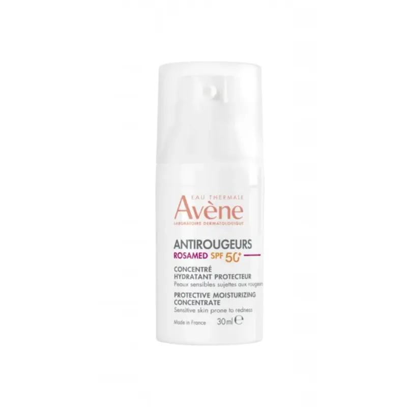 Avene Antirougeurs Rosamed SPF 50+ Concentrado Hidratante Protector, 30 ml