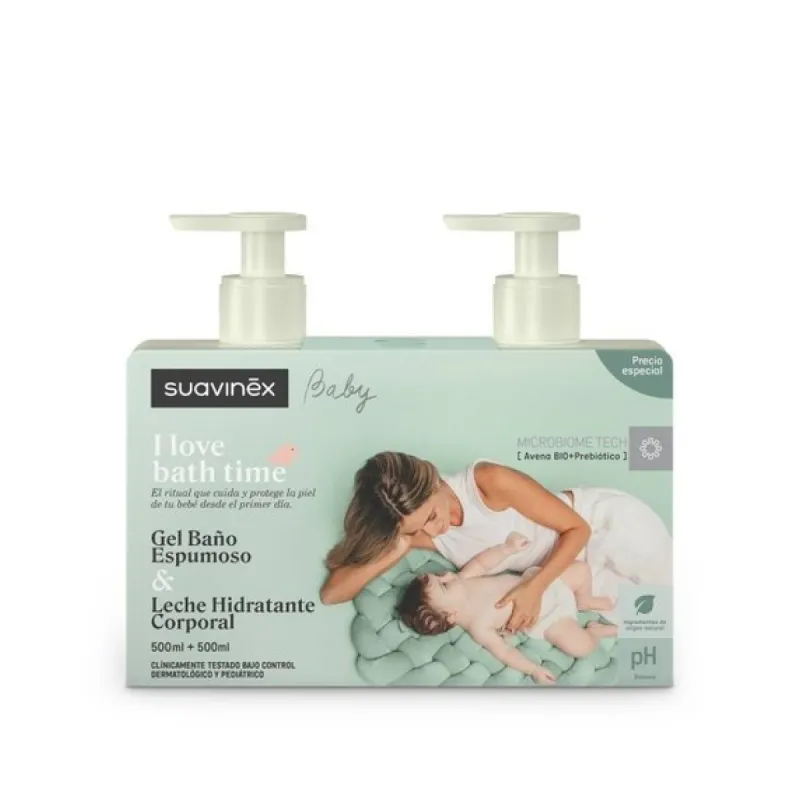 Suavinex Duplo Gel Espumoso, 500 ml + Locion, 500 ml