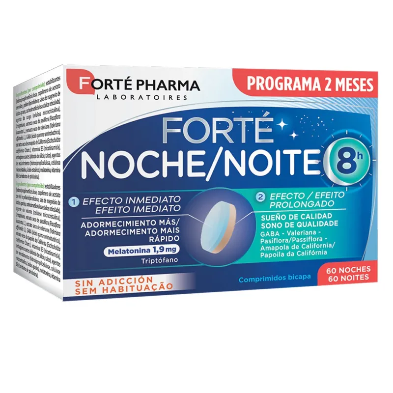 Forte Noche 8 horas, 30 comprimidos bicapa (enero)
