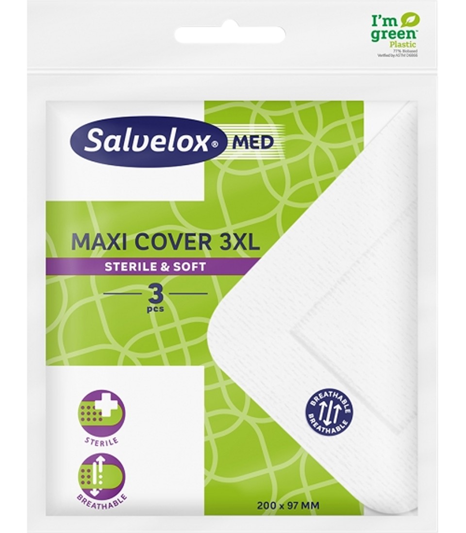 Salvelox Aposito Esteril Med Maxi Cover, 3 unidades 3XL