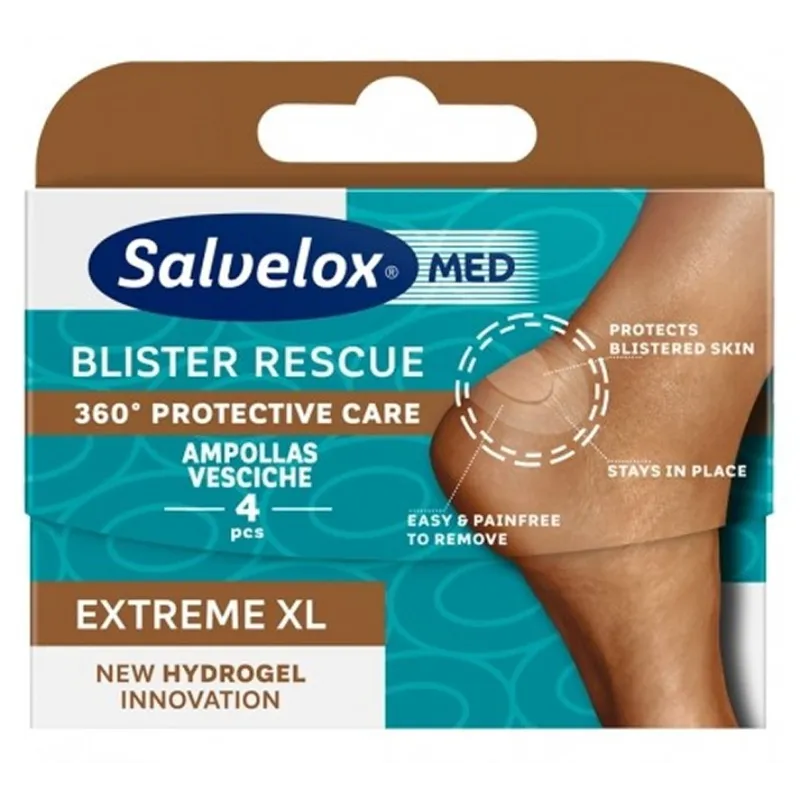 Salvelox Blister Rescue Ampollas XL, 4 unidades Salvelox Blister Rescue Ampollas XL, 4 unidades