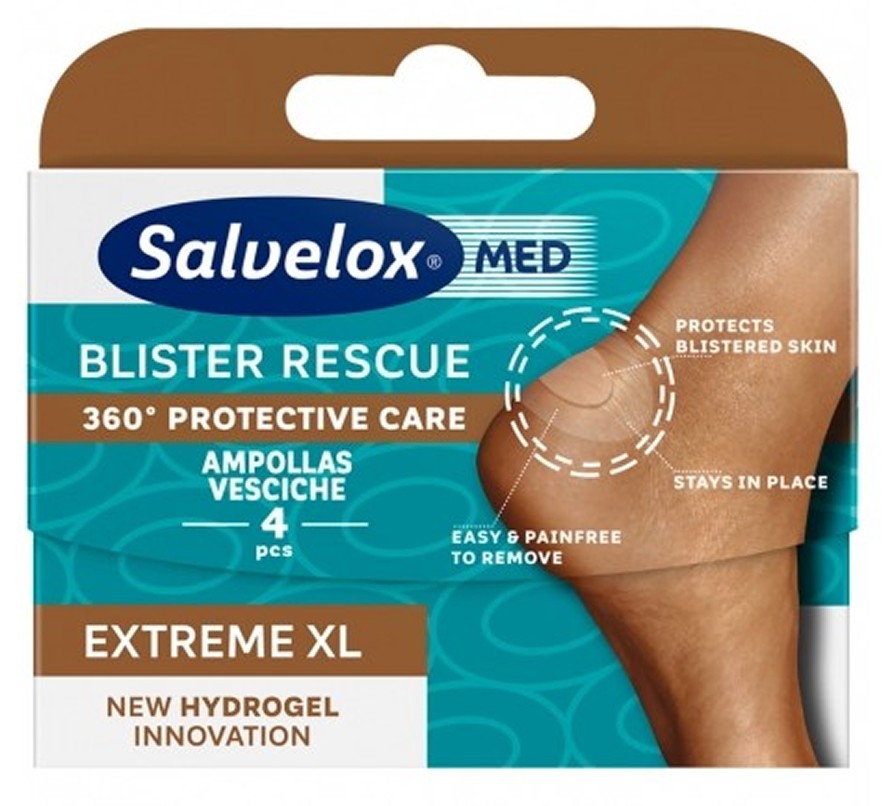 Salvelox Blister Rescue Ampollas XL, 4 unidades