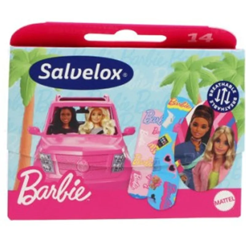 Salvelox Aposito Adhesivo Barbie, 12 tiras Salvelox Aposito Adhesivo Barbie, 12 tiras