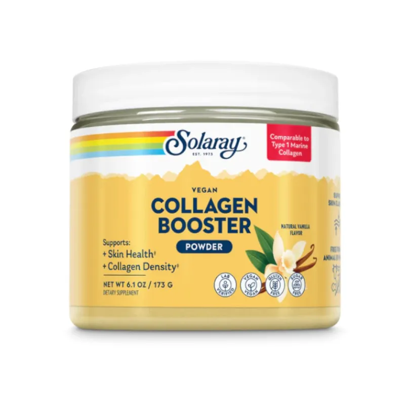 Solaray Vegan Collagen Booster Vainilla, 173 gramos