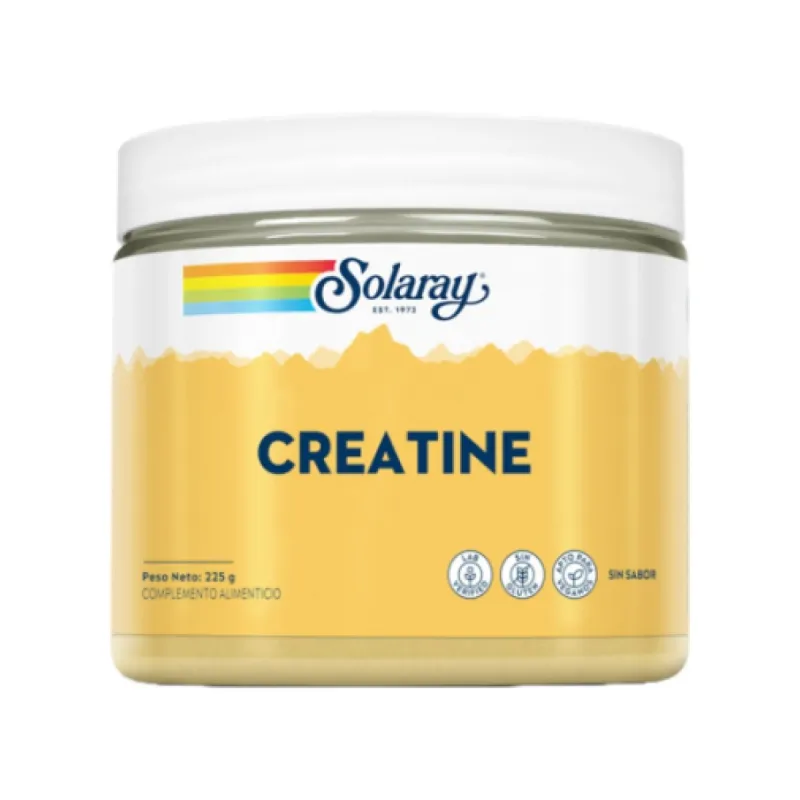 Solaray Creatina Sin Sabor, 225 gramos
