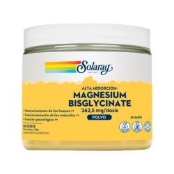 Solaray Polvo Magnesio Bisglycinate, 179 gramos