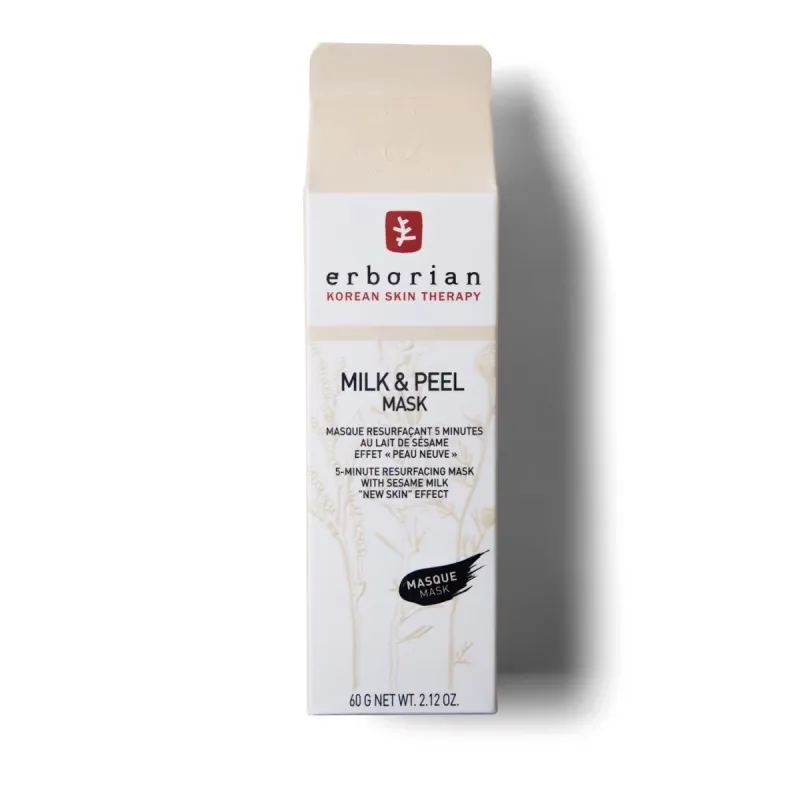 Erborian milk & peel mask mascarilla rejuvenecedora, 60 g