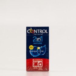 Control 2in1 6 Preservativos + Lubricante