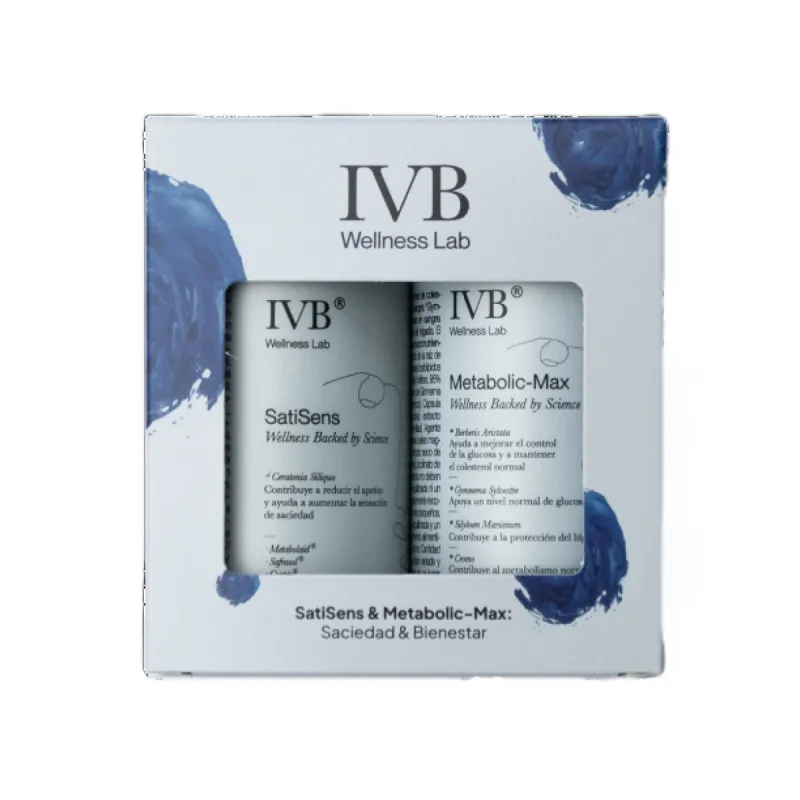 IVB Pack Metabolic-Max, 60 capsulas + SatiSens, 60 capsulas