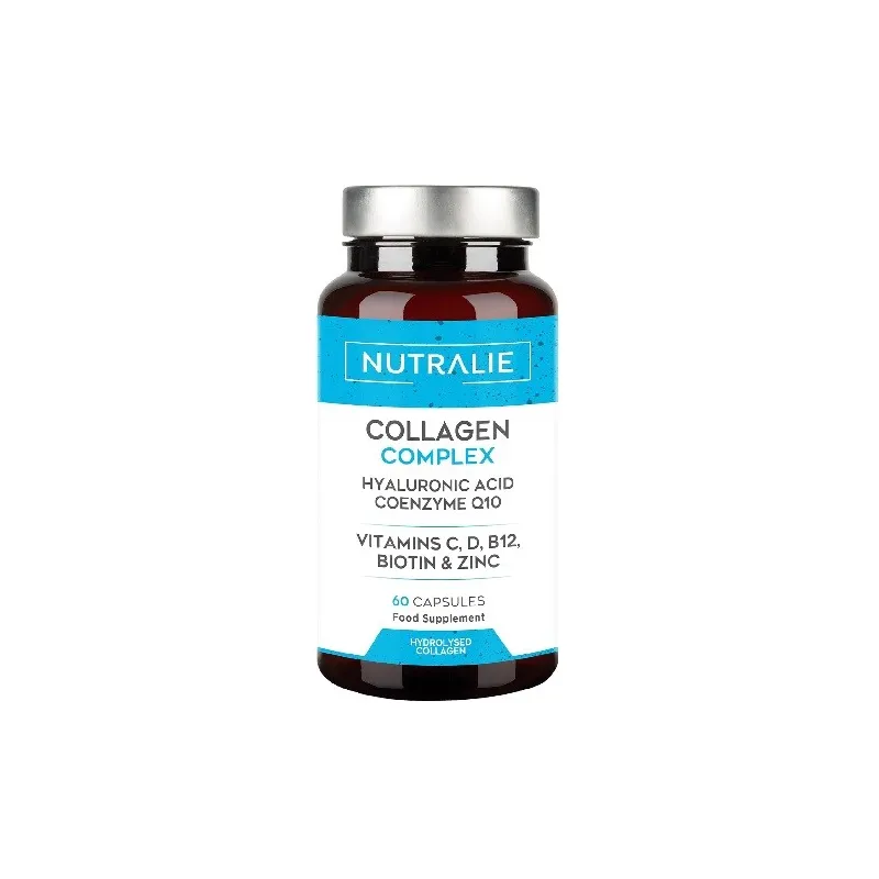 Nutralie colágeno complex hidrolizado + ácido hialurónico, 60 cápsulas Nutralie colágeno complex hidrolizado + ácido hialurónico, 60 cápsulas