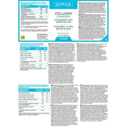 Nutralie colágeno complex hidrolizado + ácido hialurónico, 60 cápsulas Nutralie colágeno complex hidrolizado + ácido hialurónico, 60 cápsulas