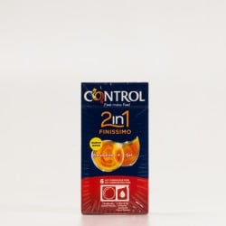 Control 2in1 Finissimo 6 Preservativos + Gel