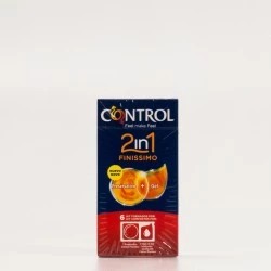 Control 2in1 Finissimo 6 Preservativos + Gel