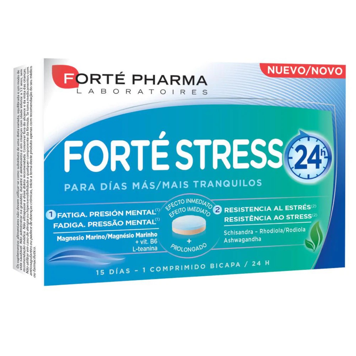 Forte Stress Flash Estres Puntual Sabor Menta, 10 comprimidos Bucodispersables