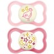 MAM Supreme Night Rosa +16M pack doble, 2 chupetes