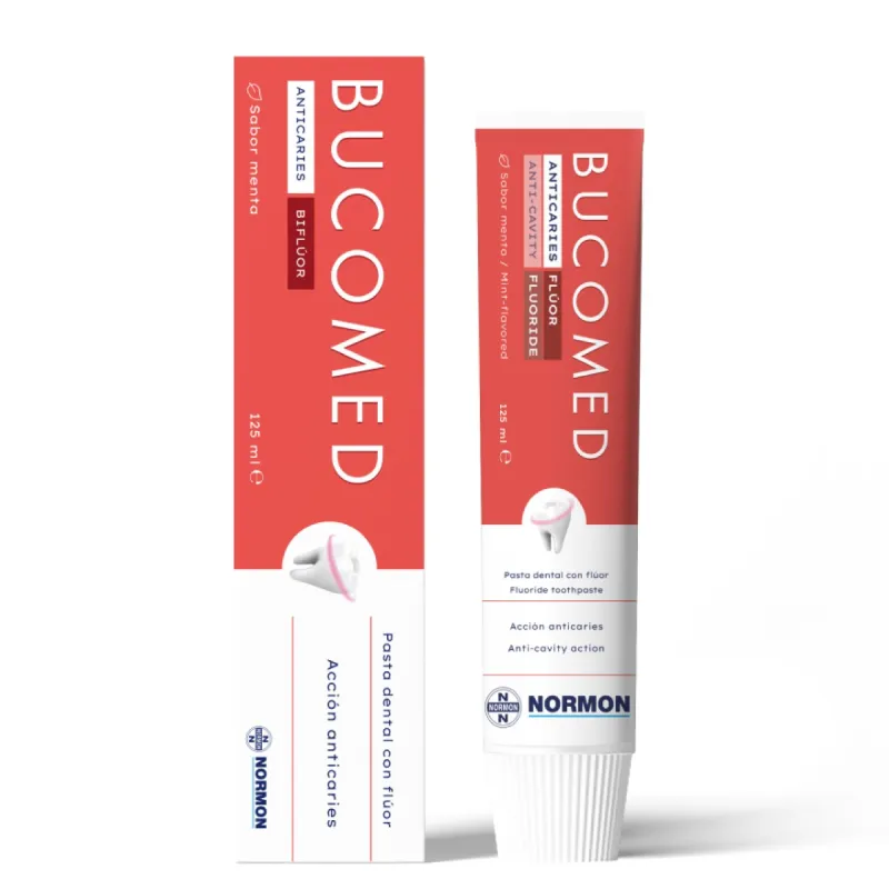 Bucomed Anticaries Bifluor Pasta dental, 125 ml