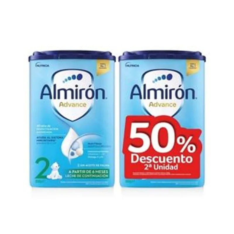 Almiron Advance 2 Oferta 2ª Unidad 50%, 2x800g.