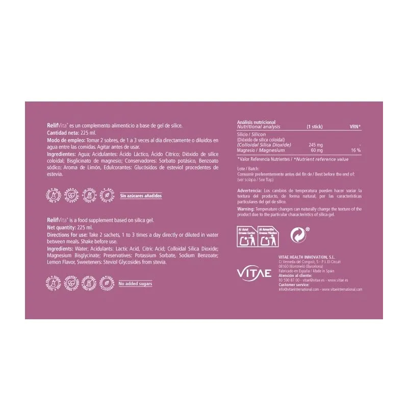 Vitae RelifVita, 6 sticks Vitae RelifVita, 6 sticks