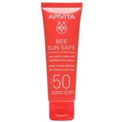 Apivita Bee Sun Safe Anti-Spot & Anti-Age SPF50, 50ml.