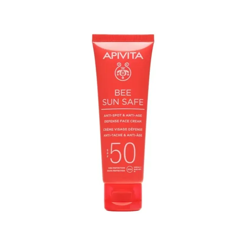 Apivita Bee Sun Safe Anti-Spot & Anti-Age SPF50, 50ml.