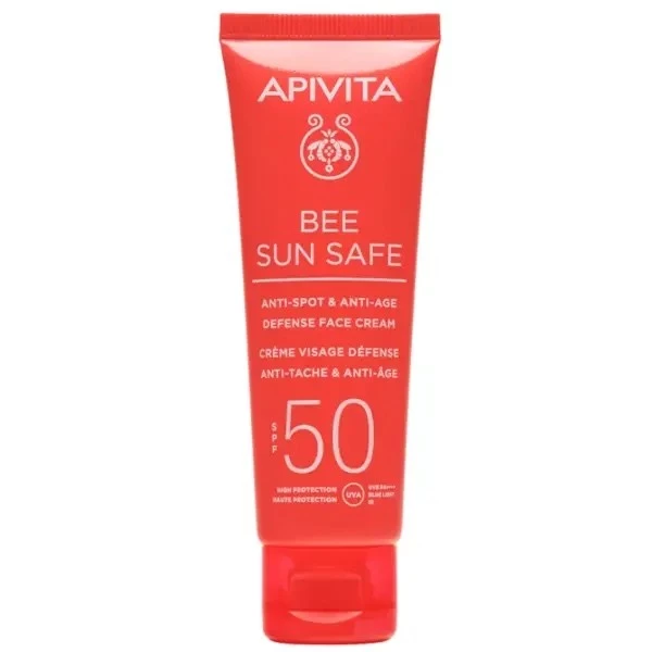 Apivita Bee Sun Safe Anti-Spot & Anti-Age SPF50, 50ml.