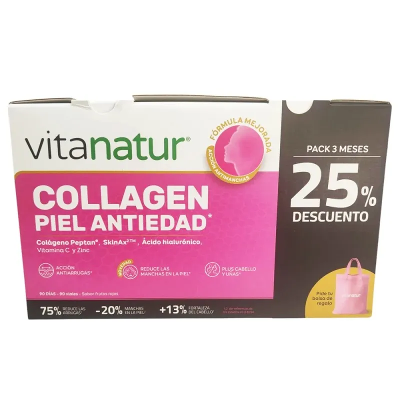 Vitanatur Promo Triplo Colageno Antiagin 3 meses, 90 ampollas Vitanatur Promo Triplo Colageno Antiagin 3 meses, 90 ampollas