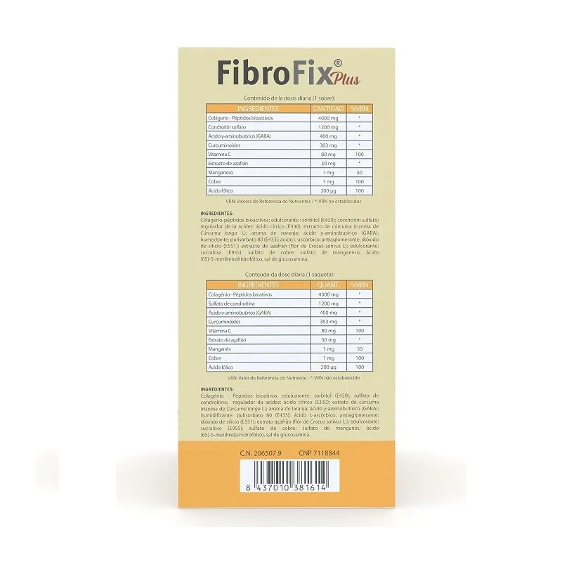 Fibrofix Plus ingredientes Fibrofix Plus ingredientes