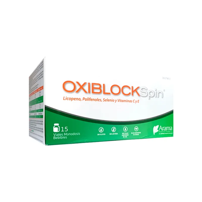 Oxiblock Spin, 15 viales