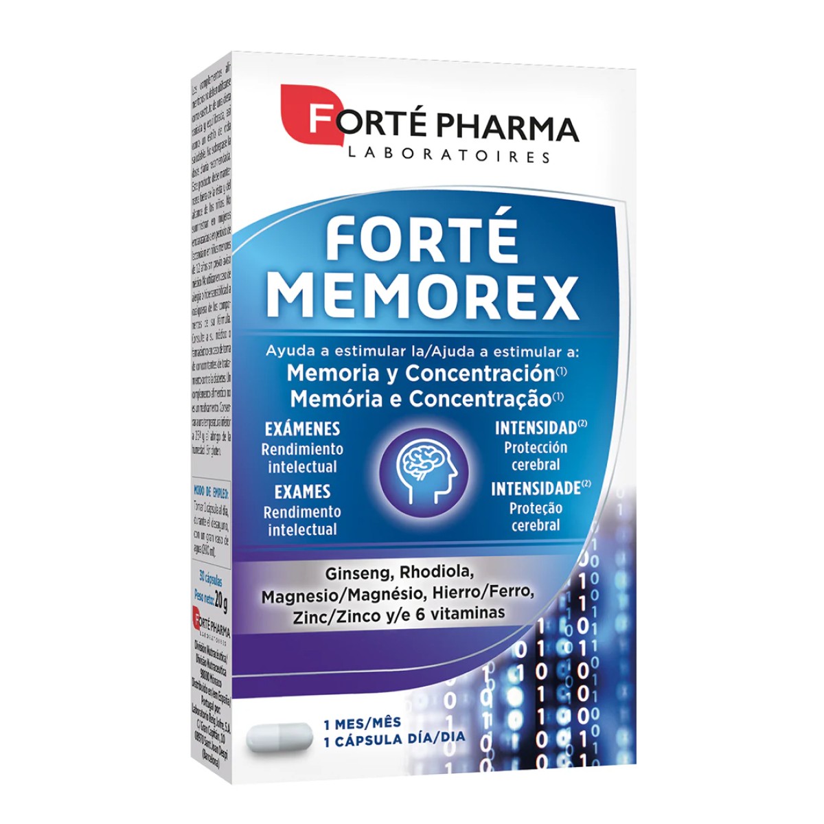 Forte Memorex, 30 capsulas