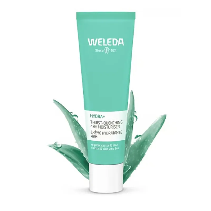Weleda Hydra+ Crema Hidratante 48 horas, 30 ml