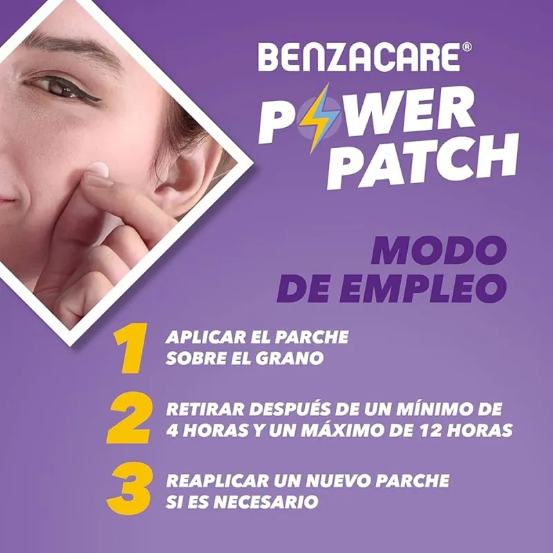 Benzacare Power Patch, 36 parches