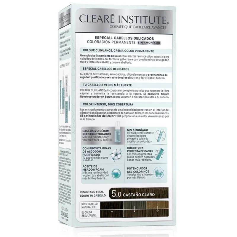 Cleare Institute Colour Clinuance Retocador Instantaneo Canas Raices y Cejas Tono Castaño Claro, 10 ml Cleare Institute Colour Clinuance Retocador Instantaneo Canas Raices y Cejas Tono Castaño Claro, 10 ml