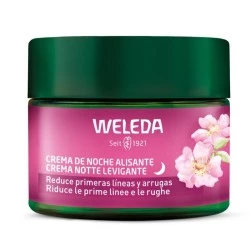 Weleda Crema de Noche Alisante Rosa Mosqueta y Te Blanco, 40 ml