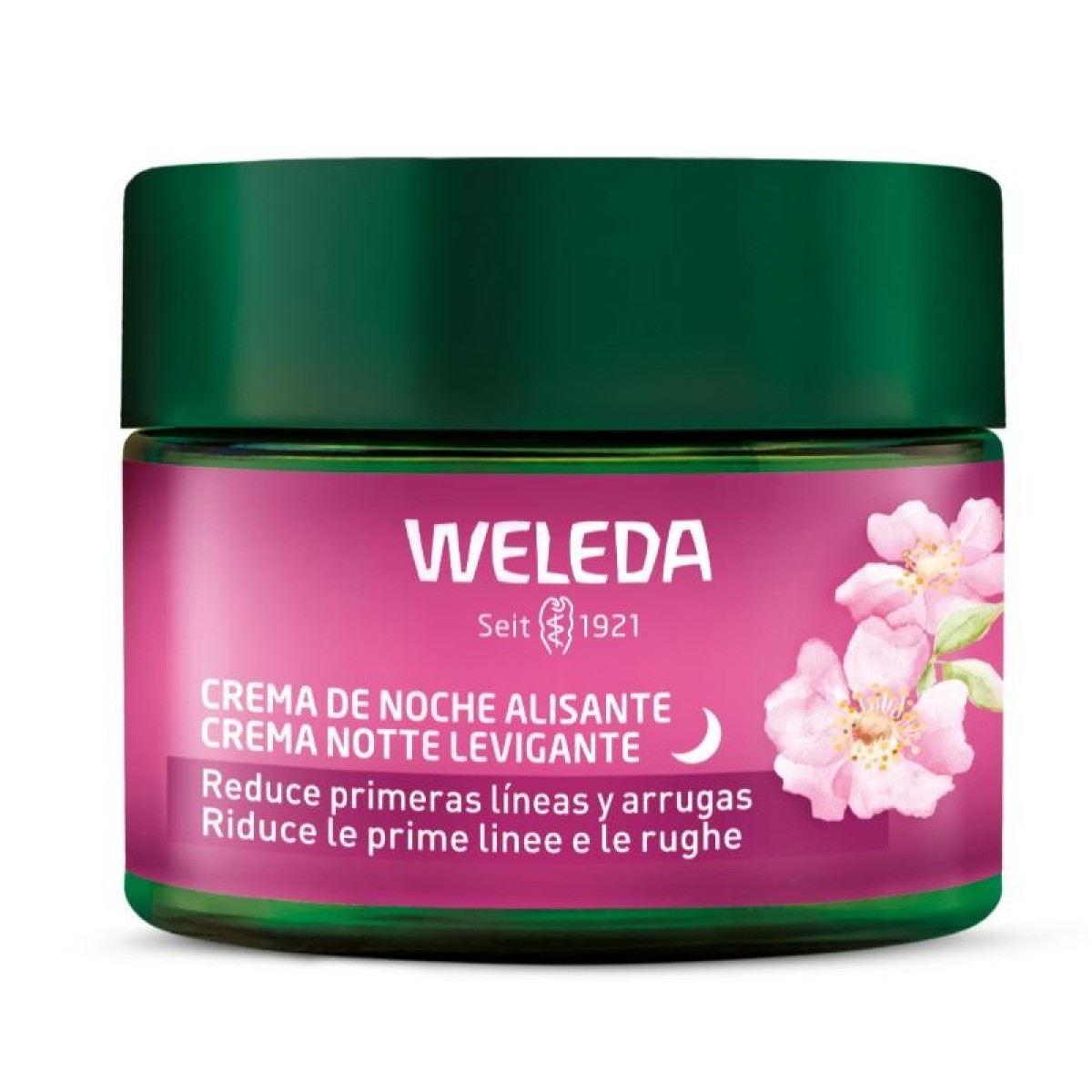 Weleda Crema de Noche Alisante Rosa Mosqueta y Te Blanco, 40 ml