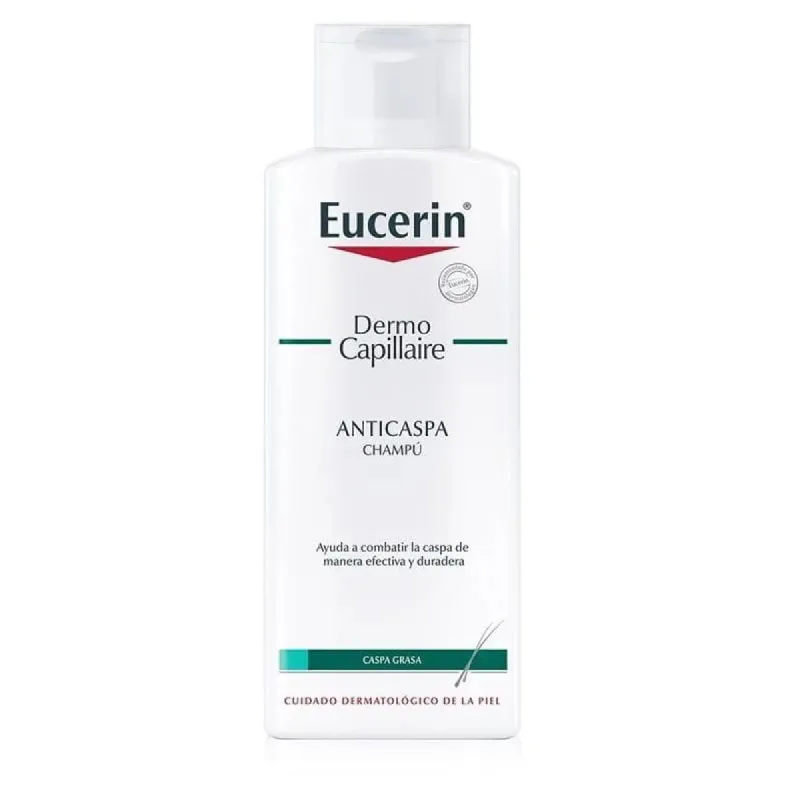 Eucerin Dermocapillaire Champu Anticaspa Grasa, 250 ml