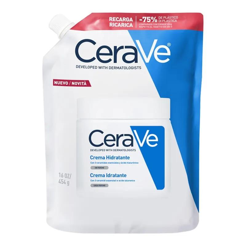 Cerave Crema Hidratante Recarga, 473 ml