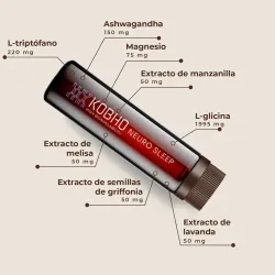 Kobho Protocolo Sueño Neuro Sleep, 28 cápsulas + viales Kobho Protocolo Sueño Neuro Sleep, 28 cápsulas + viales
