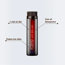 Kobho Vitamina D3+K2 , 20 viales